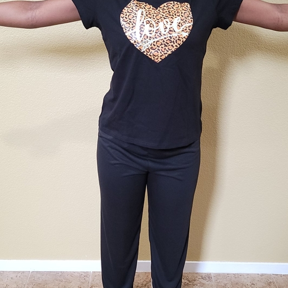 Casual Short Sleeve T-Shirt, Love Leapord XXL - Picture 8 of 13